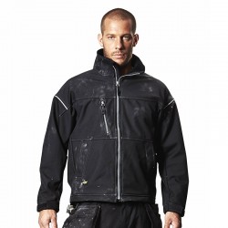 Plain Profiling soft shell jacket Snickers Workwear 265 GSM